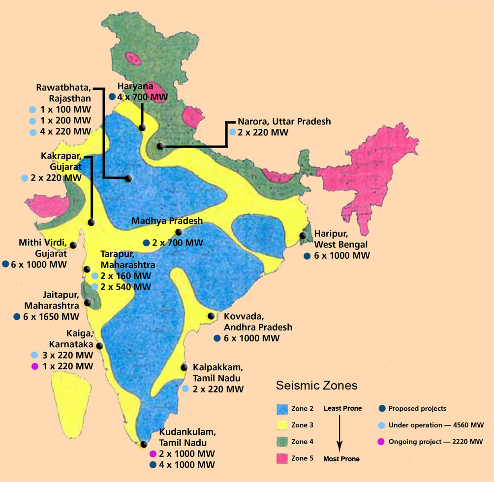 How vulnerable are India's nuclear power plants to disaster