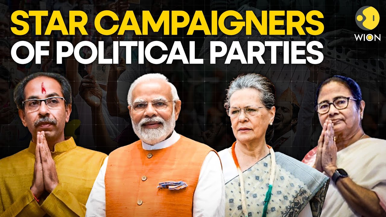 Lok Sabha elections 2024: Who are the star campaigners for BJP, Congress &  other parties? | WION - YouTube