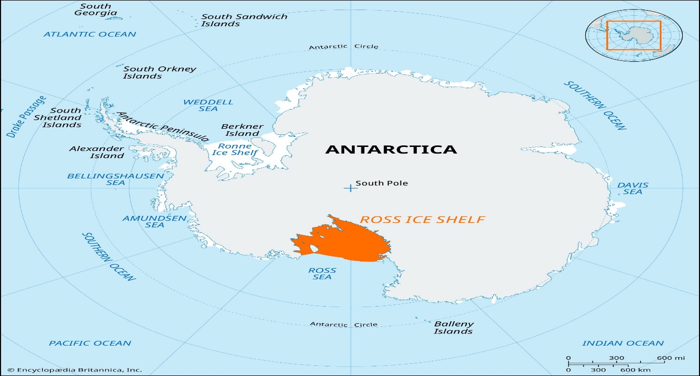 Ross Ice Shelf | Antarctica, Map, Facts, & Location | Britannica