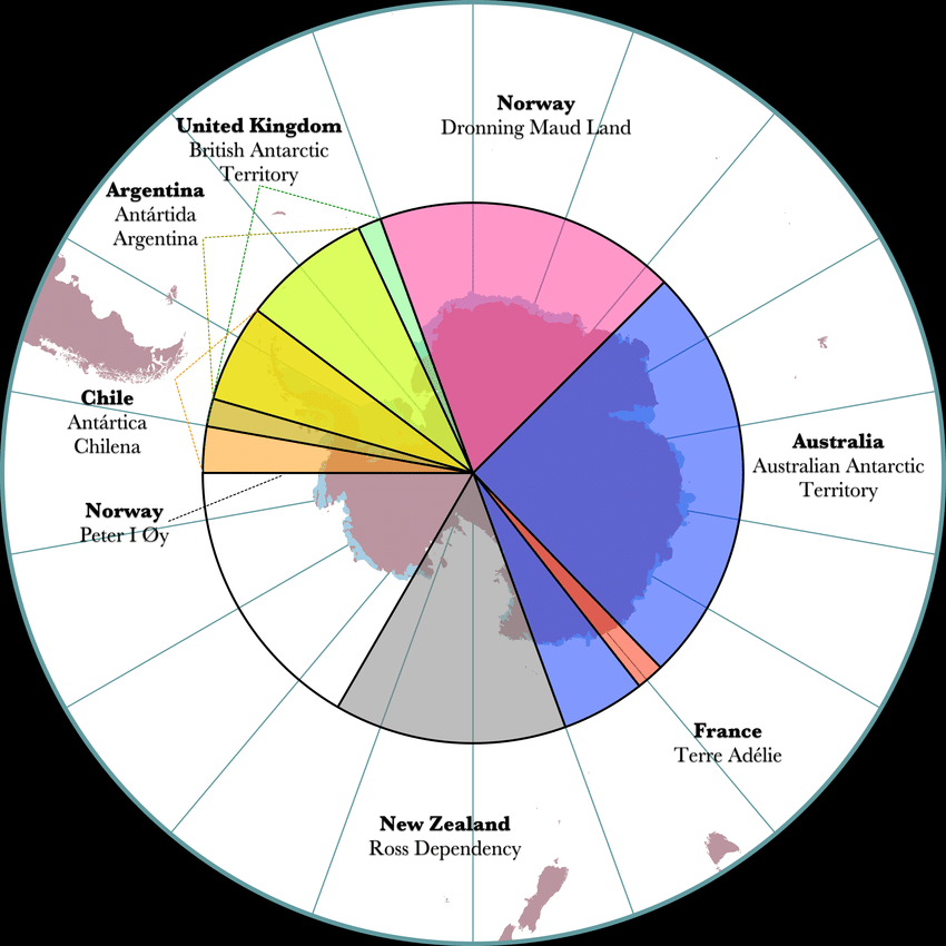 2: Map of Antarctica showing territorial claims as of 2015 Map data... |  Download Scientific Diagram