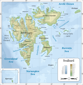 Geografia Svalbardu – Wikipedia, wolna encyklopedia